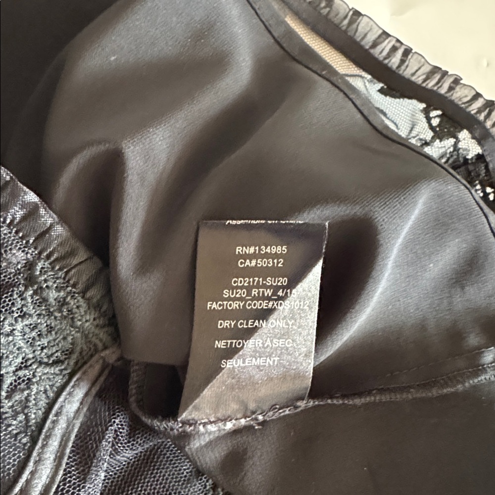 For Love & Lemons Azalea Black Strapless Lace Romantic Witchy Mini Dress size M - Picture 10 of 12